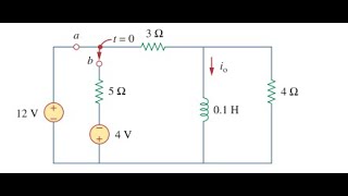 Elektrik Devreleri 1 RL Devresi Örnek Soru  2 Diferansiyel Çözümü [upl. by Airet]