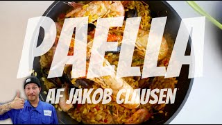 Paella med skaldyr  Opskrifter  P Clausens Fiskehandel [upl. by Johannah]