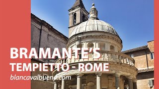 Bramantes Tempietto In Rome Italy [upl. by Mayda]