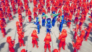 MILITARY GROUP 🪖 vs ⚔️ 200x MELEE UNIT  Totally Accurate Battle Simulator  TABS [upl. by Pansie970]