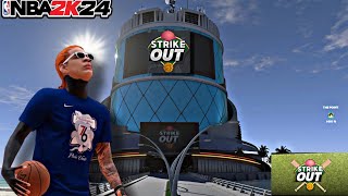 NBA 2K24 STRIKEOUT EVENT quot4X REPquot Gameplay with my Center [upl. by Yelrahc]