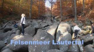 Felsenmeer in Lautertal  Odenwald [upl. by Ennovehs503]