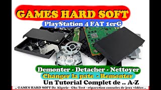 Tuto  Comment démonter une PlayStation 4 Model FAT 1erG  Nettoyage G  pâte thermique  remontage [upl. by Acinomad]