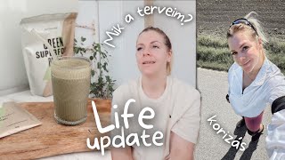 LIFE UPDATE • mik a terveim • korizás superfood smoothie [upl. by Eilesor]