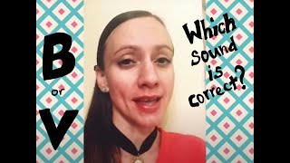 Spanish Pronunciation Tip B or V Sound like a native speaker [upl. by Aynnat]