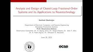 PhD Dissertation Defense  Sarthak Chatterjee [upl. by Rosner]