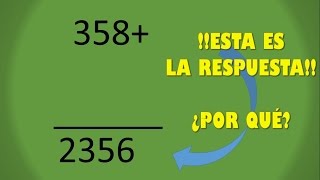 Resultado de una suma antes de conocer los sumandos Explicación [upl. by Blayne]