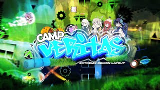 22 GP Camp VERITAS  FULL Extreme Demon Layout Geometry Dash [upl. by Atelra]