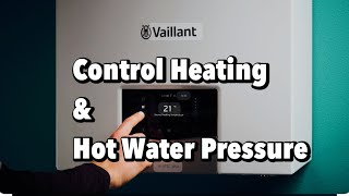 VAILLANT BOILER controls  no heating  hot water [upl. by Collis]