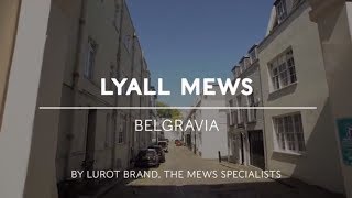 Lyall Mews  Belgravia Mews Streets  London Mews Houses [upl. by Selrahcnhoj]