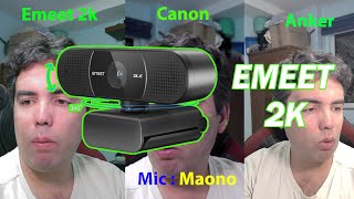 Emeet C960 A webcam com resolução 2K que cabe no seu bolso  quotCOMO SE FAZquot [upl. by Andri]