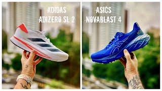 REVIEW ESPECIAL ADIDAS ADIZERO SL 2 VS ASICS NOVABLAST 4 [upl. by Ronda]