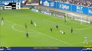 ⚽️👏 GOL DE VALENTÍN CASTELLANOS  FC Hansa Rostock 02 Lazio  Amistoso Internacional [upl. by Reivax]