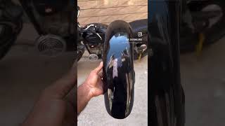 Metal mudguard available viralvideos modifiedbikes shortvideos splendor [upl. by Karlens585]