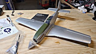 Programing the Spektrum AR630 in My New FlightLine RC P51D Mustang [upl. by Bozuwa]