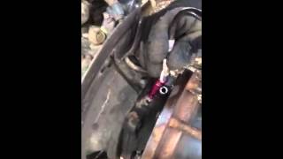 Greasing a sealed Super Duty Ford wheel bearing [upl. by Zobe]