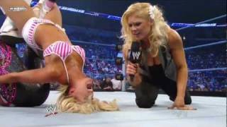 WWE Smackdown 093011  Kelly Kelly vs Natalya [upl. by Derdle]