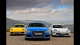 2019 Audi TTS vs 2019 Alpine A110 vs 2019 Porsche 718 Cayman [upl. by Giuseppe]