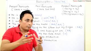 Present Past and Perfect Participles in English Grammar  PART 3 [upl. by Nomzed82]