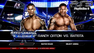 WWE 2K14 PS3  Randy Orton VS Batista  KO Match 2KmClassic [upl. by Octavian]