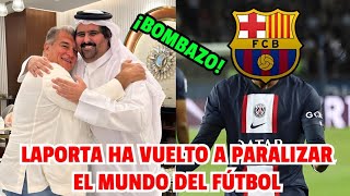 ¡BOMBAZO ¡LAPORTA ACABA DE ANUNCIAR DESDE QATAR EL FICHAJE DE ESTE CRACK DEL PSG POR EL BARÇA [upl. by Beth582]