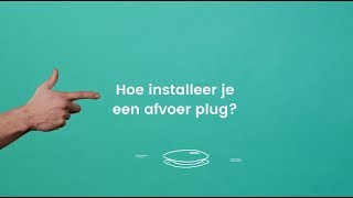 soaknl  Hoe installeer je een afvoerplug [upl. by Turley249]