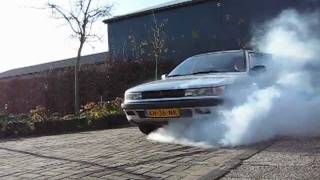 How to do a burnout in a front wheel drive car Step by Step [upl. by Ludvig]