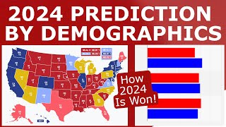 Predicting the 2024 Election Using DEMOGRAPHICS [upl. by Bowman]