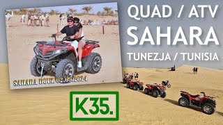 Quadem po Saharze Douz Tunezja  ATV through Sahara Douz Tunisia Wrota Sahary  Sahara Gate [upl. by Alrac486]