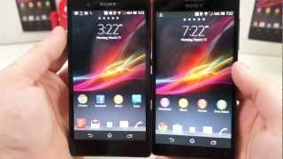 Sony Xperia Z vs Xperia ZL  Pocketnow [upl. by Gadmon]