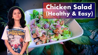 Quick and Easy Chicken Salad RecipeHealthy Breakfast  Healthy Dinner Recipe  Egg Meoni recipe [upl. by Enna]