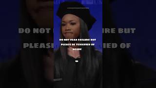 Deshauna Barber quotGiving up is the Birth Place of Regretsquot shorts motivation speech quotes [upl. by Enialedam]