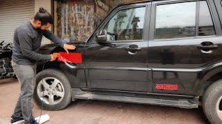 Mahindra Scorpio S11 Modification  Vwraps Sikar [upl. by Anneis]