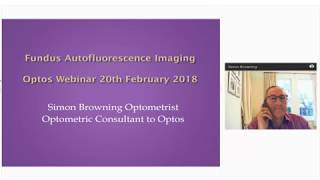 Fundus Autofluorescence Imaging  Simon Browning Webinar 2018 [upl. by Ailec]