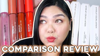 EVER BILENA PLUS SERUM TINTED LIP OIL versus LIP BALM  Comparison Review  Bing Castro [upl. by Kieran]