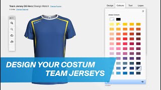 Jersey Design Design your costum jerseys for your team with the owayo3DConfigurator [upl. by Nuahsyt59]