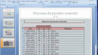 Insérer un tableau à partir dun classeur Excel dans une diapositive PowerPoint [upl. by Akinej407]