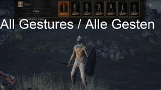 Dark Souls 3  All Gesture Locations  Fundorte aller Gesten [upl. by Mutua]