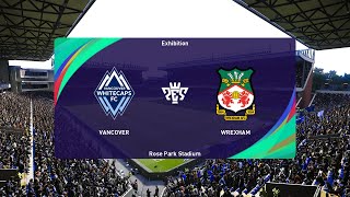 Vancouver Whitecaps vs Wrexham 28072024 Club Friendlies PES 2021 [upl. by Lubow822]