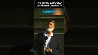 Ahmad Deedat DESTROYS Trinity Doctrine  Islam vs Christianity  The Only Truth ahmeddeedat [upl. by Atat]