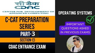 CCAT Preparation  Part3  SectionB  Operating Systems  CDAC Entrance Exam [upl. by Early]