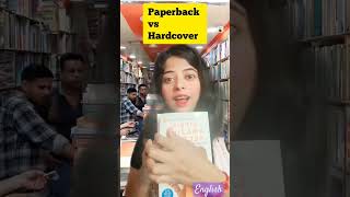 Hardcover 🆚 PaperbackVocabulary development shorts ytshorts english [upl. by Alger]