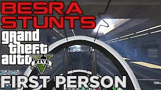 GTA5 PS4 Besra Stunts First Person GTAO Gameplay [upl. by Nikolaos]