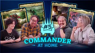 Commander at Home 5  UrDragon vs Breya vs Atla Palani vs Athreos with Ben Brode and Ashlen Rose [upl. by Frazier364]