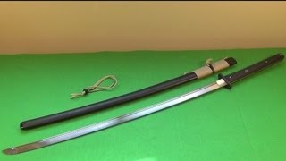 Hanwei Forge Paul Chen Tactical Katana [upl. by Nesyaj255]