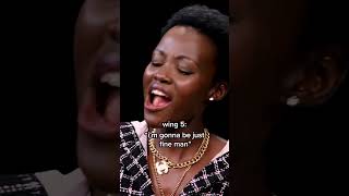 Lupita Nyongos reaction to every wing on Hot Ones [upl. by Einohpets]