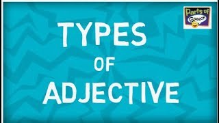 Types of Adjectives  Six Types  Parts of speech [upl. by Ruzich]