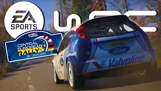 VOLLGAS BIS IN DEN BEGRENZER AUF DER NEUEN CENTRAL EUROPEAN RALLY  EA SPORTS WRC UPDATE 140 [upl. by Hebert378]