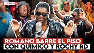 ROMANO EXPONENTE BARRE EL PISO CON QUIMICO Y ROCHY RD TU VERA LIO PODCAST [upl. by Middlesworth343]