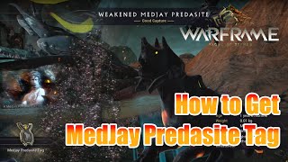 How to get Medjay Predasite Tags  Warframe Guide [upl. by Nedra923]